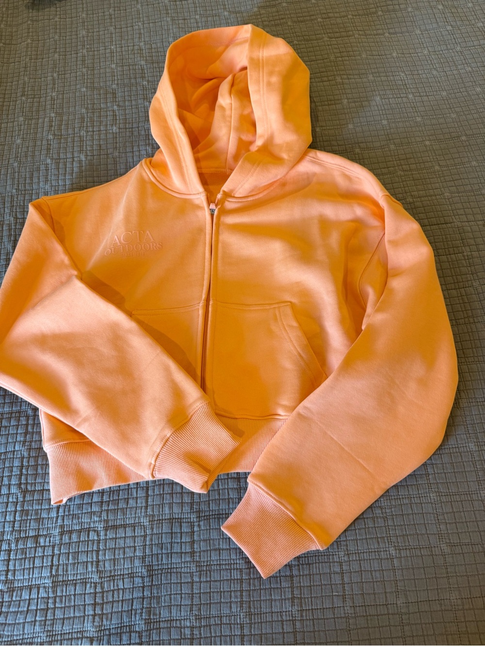 ACTA Set Peach Utility Zip Jacket and biker shorts - Picture 8 of 11